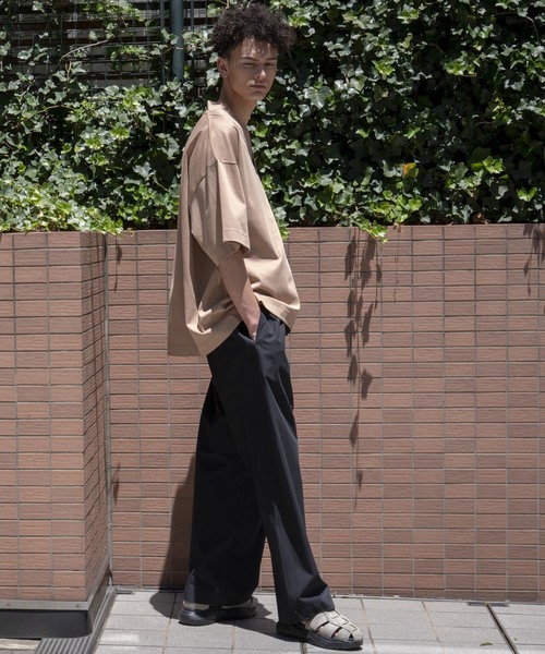 MAISON SPECIAL(メゾンスペシャル)の「ナイロンドライツイルパジャマパンツ 【MAISON SPECIAL/メゾンスペシャル】(チノパンツ・メンズ・ブラック/ダークブラウン・44/46/48)」の17枚目の写真