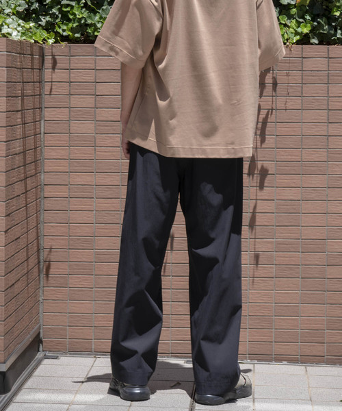 MAISON SPECIAL(メゾンスペシャル)の「ナイロンドライツイルパジャマパンツ 【MAISON SPECIAL/メゾンスペシャル】(チノパンツ・メンズ・ブラック/ダークブラウン・44/46/48)」の14枚目の写真