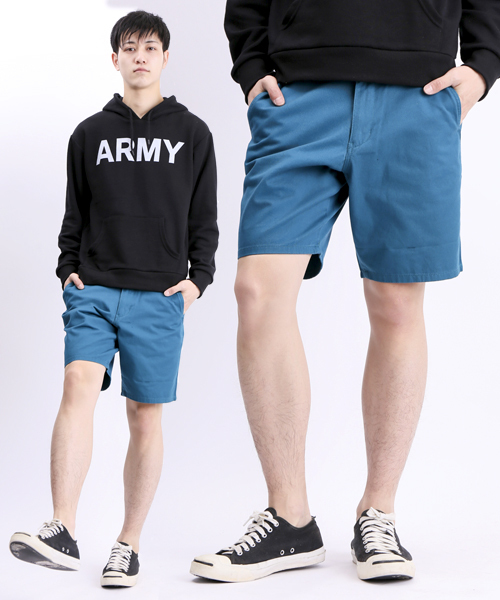 WEGO(ウィゴー)の「WEGO/カラーチノショーツ(チノパンツ・メンズ・ホワイト/ベージュ/ネイビー/ロイヤルブルー/レッド/ケリー/ワイン/ブラック/グリーン系その他/ピンク/グリーン/ブルー/イエロー・MEDIUM/SMALL/LARGE)」の5枚目の写真