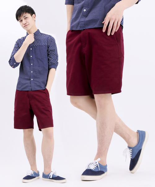 WEGO(ウィゴー)の「WEGO/カラーチノショーツ(チノパンツ・メンズ・ホワイト/ベージュ/ネイビー/ロイヤルブルー/レッド/ケリー/ワイン/ブラック/グリーン系その他/ピンク/グリーン/ブルー/イエロー・MEDIUM/SMALL/LARGE)」の13枚目の写真