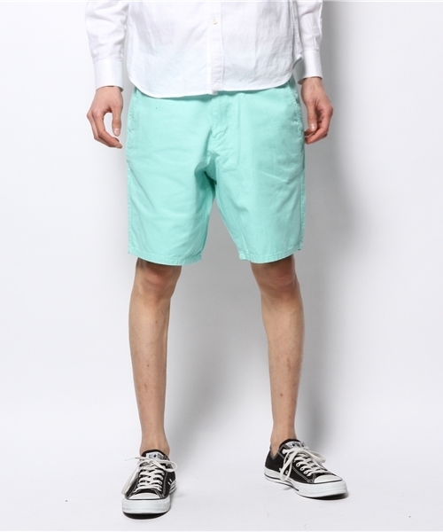 WEGO(ウィゴー)の「WEGO/カラーチノショーツ(チノパンツ・メンズ・ホワイト/ベージュ/ネイビー/ロイヤルブルー/レッド/ケリー/ワイン/ブラック/グリーン系その他/ピンク/グリーン/ブルー/イエロー・MEDIUM/SMALL/LARGE)」の4枚目の写真