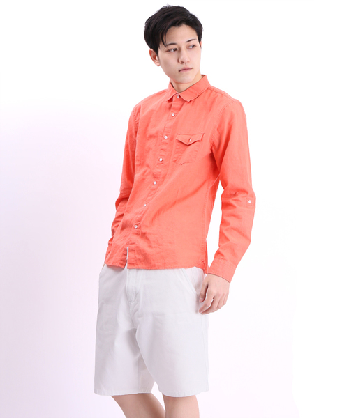 WEGO(ウィゴー)の「WEGO/カラーチノショーツ(チノパンツ・メンズ・ホワイト/ベージュ/ネイビー/ロイヤルブルー/レッド/ケリー/ワイン/ブラック/グリーン系その他/ピンク/グリーン/ブルー/イエロー・MEDIUM/SMALL/LARGE)」の16枚目の写真