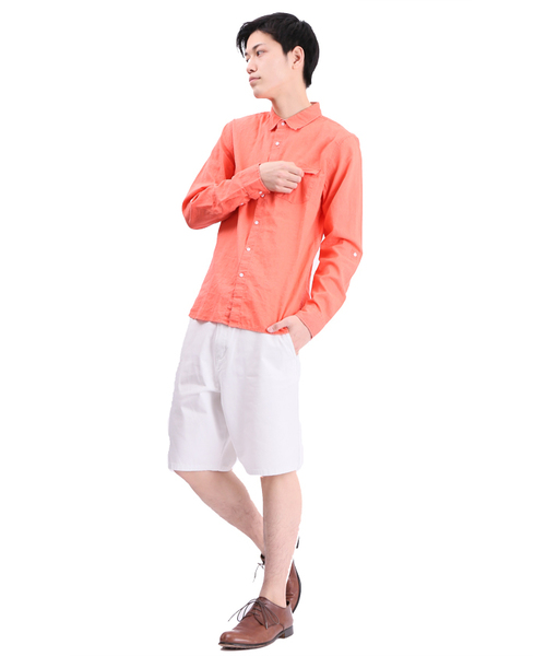 WEGO(ウィゴー)の「WEGO/カラーチノショーツ(チノパンツ・メンズ・ホワイト/ベージュ/ネイビー/ロイヤルブルー/レッド/ケリー/ワイン/ブラック/グリーン系その他/ピンク/グリーン/ブルー/イエロー・MEDIUM/SMALL/LARGE)」の17枚目の写真