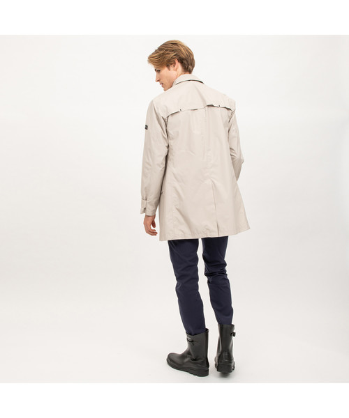 AIGLE（エーグル）の「MTDステンカラーコート（ステンカラーコート・メンズ・モスグリーン/サンドベージュ/ダークネイビー・MEDIUM/LARGE/X-LARGE）」の6枚目の写真