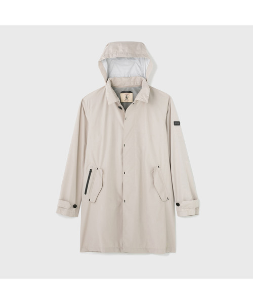 AIGLE（エーグル）の「MTDステンカラーコート（ステンカラーコート・メンズ・モスグリーン/サンドベージュ/ダークネイビー・MEDIUM/LARGE/X-LARGE）」の7枚目の写真