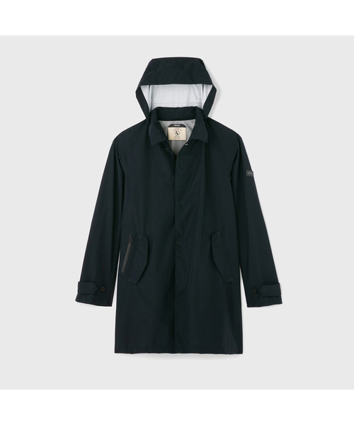 AIGLE（エーグル）の「MTDステンカラーコート（ステンカラーコート・メンズ・モスグリーン/サンドベージュ/ダークネイビー・MEDIUM/LARGE/X-LARGE）」の21枚目の写真