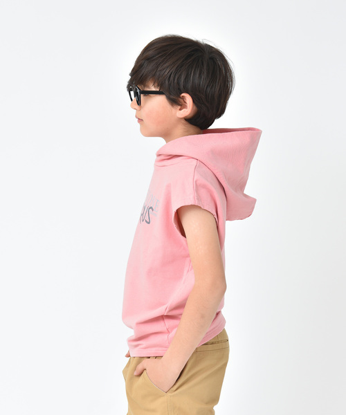 LEGURUS STANDARD(レグルススタンダード)の「クラッシュタンクパーカー(タンクトップ)」|サーモンピンク