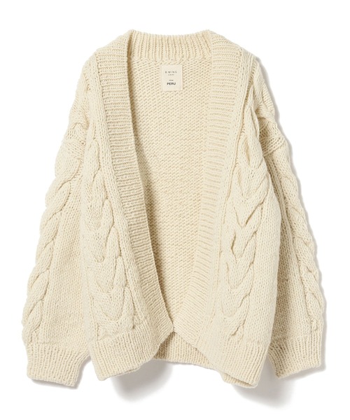 ビームス B:MING by BEAMS ペルーハンド ニット カーディガン