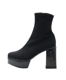 EVRIS | FIT SLIMチャンキーブーツ(ブーツ)