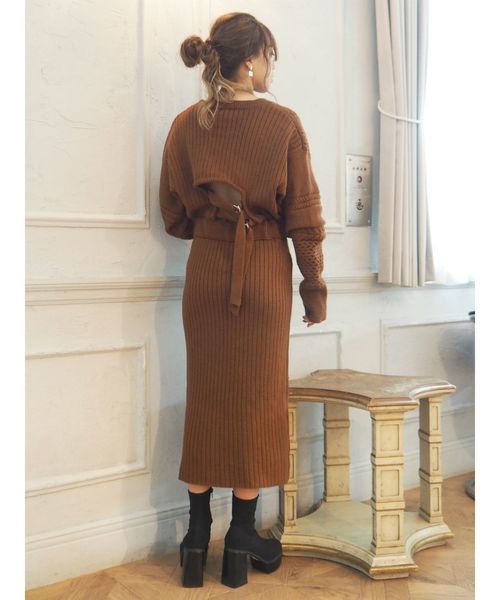 EVRIS（エヴリス）の「FIT SLIMチャンキーブーツ（ブーツ・レディース・ブラック/カーキ・SMALL/MEDIUM/LARGE）」の9枚目の写真