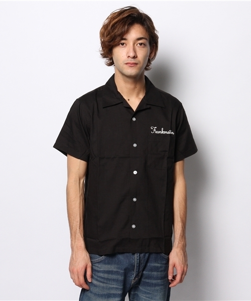WEGO(ウィゴー)の「WEGO/モンスター半袖シャツ(シャツ/ブラウス・メンズ・ホワイト/ブラック・LARGE/MEDIUM)」の8枚目の写真