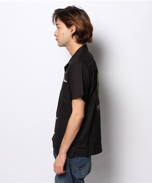 WEGO(ウィゴー)の「WEGO/モンスター半袖シャツ(シャツ/ブラウス・メンズ・ホワイト/ブラック・LARGE/MEDIUM)」の9枚目の写真