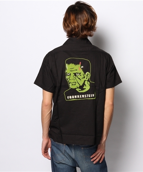 WEGO(ウィゴー)の「WEGO/モンスター半袖シャツ(シャツ/ブラウス・メンズ・ホワイト/ブラック・LARGE/MEDIUM)」の11枚目の写真