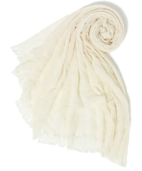 goa(ゴア)の「麻レーヨンストール付マキシワンピース(ワンピース・レディース・オフホワイト/キナリ/ベージュ/ブルー・FREE)」の11枚目の写真