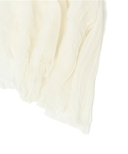 goa(ゴア)の「麻レーヨンストール付マキシワンピース(ワンピース・レディース・オフホワイト/キナリ/ベージュ/ブルー・FREE)」の12枚目の写真