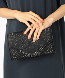 MONO　COMME CA | カッティングレース パーティバッグ(クラッチバッグ)