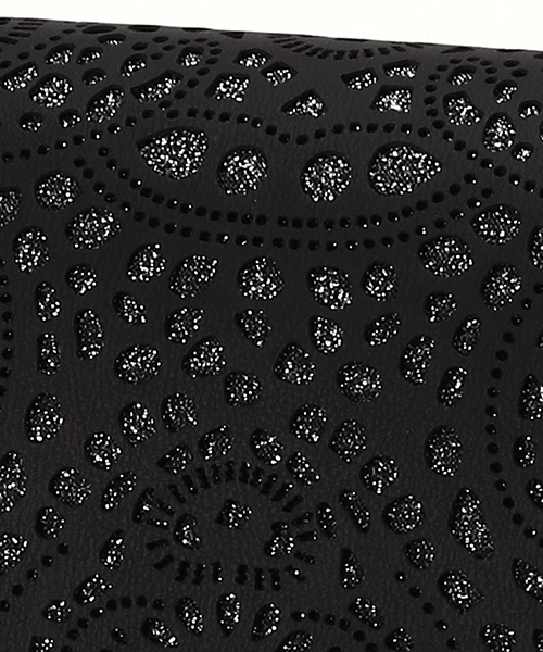 MONO　COMME CA（モノコムサ）の「カッティングレース パーティバッグ（クラッチバッグ・レディース・ブラック/ベージュ・FREE）」の9枚目の写真