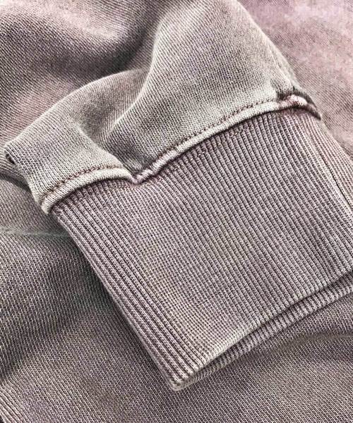 OMNES(オムネス)の「ピグメントバイオ加工 スウェット裏毛ボトルネックプルオーバー(Tシャツ/カットソー・レディース・ネイビー/カーキ/モカ/ブラック・FREE)」の10枚目の写真