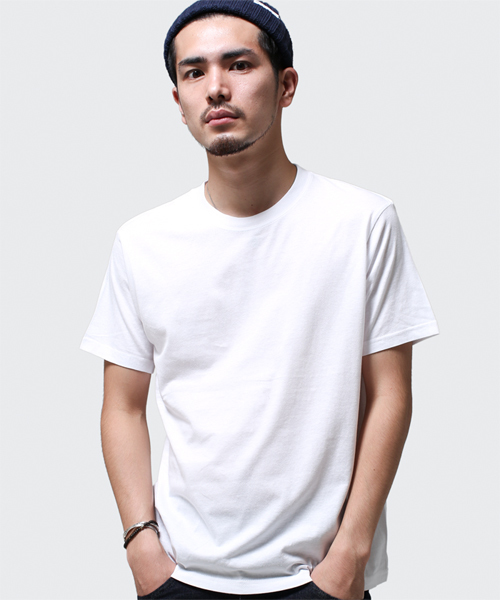 NANO universe(ナノユニバース)の「AZ別注 カラーTee(Tシャツ/カットソー・メンズ・ホワイト/ネイビー/ロイヤルブルー/グレー・SMALL/MEDIUM/LARGE)」の2枚目の写真