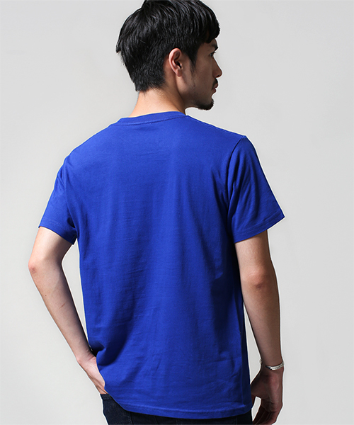 NANO universe(ナノユニバース)の「AZ別注 カラーTee(Tシャツ/カットソー・メンズ・ホワイト/ネイビー/ロイヤルブルー/グレー・SMALL/MEDIUM/LARGE)」の13枚目の写真