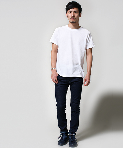 NANO universe(ナノユニバース)の「AZ別注 カラーTee(Tシャツ/カットソー・メンズ・ホワイト/ネイビー/ロイヤルブルー/グレー・SMALL/MEDIUM/LARGE)」の14枚目の写真