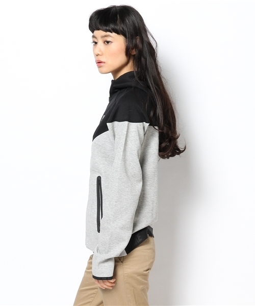 BEAMS BOY（ビームスボーイ）の「NIKE / テックフリース フルジップフーディー（スウェット・レディース・グレー・ONE SIZE）」の3枚目の写真