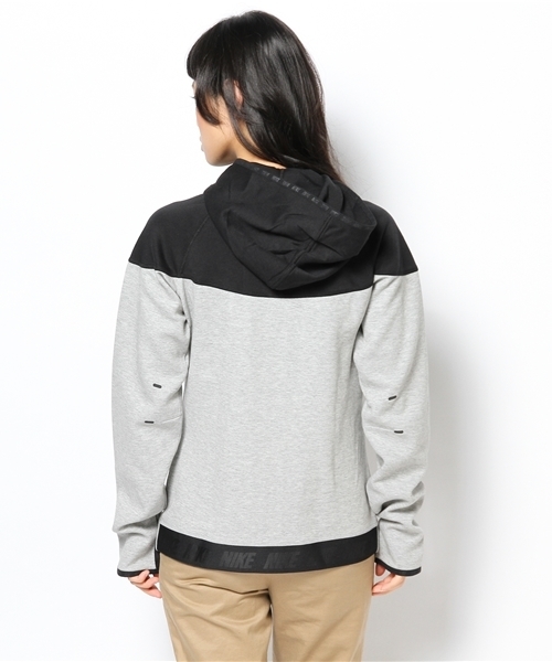 BEAMS BOY（ビームスボーイ）の「NIKE / テックフリース フルジップフーディー（スウェット・レディース・グレー・ONE SIZE）」の4枚目の写真