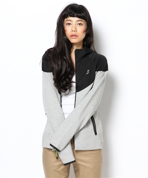 BEAMS BOY（ビームスボーイ）の「NIKE / テックフリース フルジップフーディー（スウェット・レディース・グレー・ONE SIZE）」の5枚目の写真