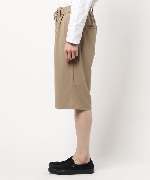 Bling Leads（ブリングリーズ）の「【Bl】梨地7分丈ルーズパンツ（チノパンツ・メンズ・チャコールグレー/ブラック/ベージュ/ブラウン/グレイッシュベージュ/ブルー・MEDIUM/LARGE）」の7枚目の写真