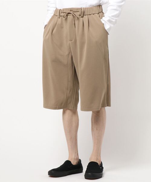 Bling Leads（ブリングリーズ）の「【Bl】梨地7分丈ルーズパンツ（チノパンツ・メンズ・チャコールグレー/ブラック/ベージュ/ブラウン/グレイッシュベージュ/ブルー・MEDIUM/LARGE）」の4枚目の写真