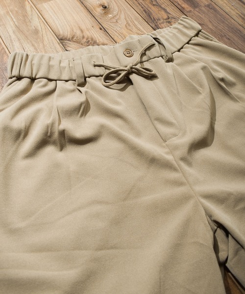 Bling Leads（ブリングリーズ）の「【Bl】梨地7分丈ルーズパンツ（チノパンツ・メンズ・チャコールグレー/ブラック/ベージュ/ブラウン/グレイッシュベージュ/ブルー・MEDIUM/LARGE）」の15枚目の写真