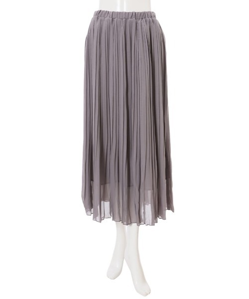 fifth（フィフス）の「シフォン細プリーツスカート（スカート・レディース・グリーン/パープル/グレー・MEDIUM）」の12枚目の写真