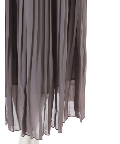 fifth（フィフス）の「シフォン細プリーツスカート（スカート・レディース・グリーン/パープル/グレー・MEDIUM）」の4枚目の写真