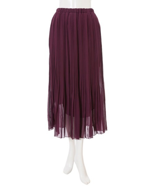 fifth（フィフス）の「シフォン細プリーツスカート（スカート・レディース・グリーン/パープル/グレー・MEDIUM）」の14枚目の写真