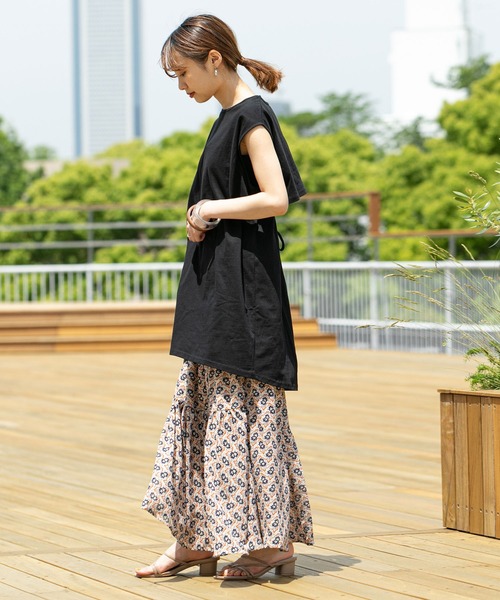 mystic（ミスティック）の「シャイニー3WAYスカート（スカート・レディース・ブラック/ブルー/アイボリー/キャメル・FREE）」の13枚目の写真