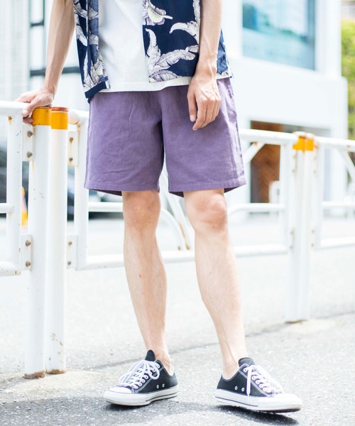 WEGO（ウィゴー）の「WEGO/【ユニセックスで使える】DADショートパンツ / シェフショーツ（チノパンツ・メンズ・マスタード/その他1/その他2/ベージュ/その他3/ホワイト/ブラック/ネイビー/ホワイト系その他/ブラック系その他/パープル/アイボリー・LARGE/MEDIUM/SMALL）」の8枚目の写真