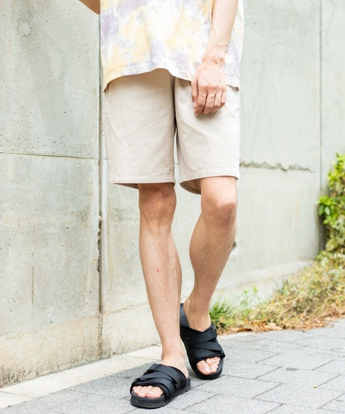 WEGO（ウィゴー）の「WEGO/【ユニセックスで使える】DADショートパンツ / シェフショーツ（チノパンツ・メンズ・マスタード/その他1/その他2/ベージュ/その他3/ホワイト/ブラック/ネイビー/ホワイト系その他/ブラック系その他/パープル/アイボリー・LARGE/MEDIUM/SMALL）」の3枚目の写真