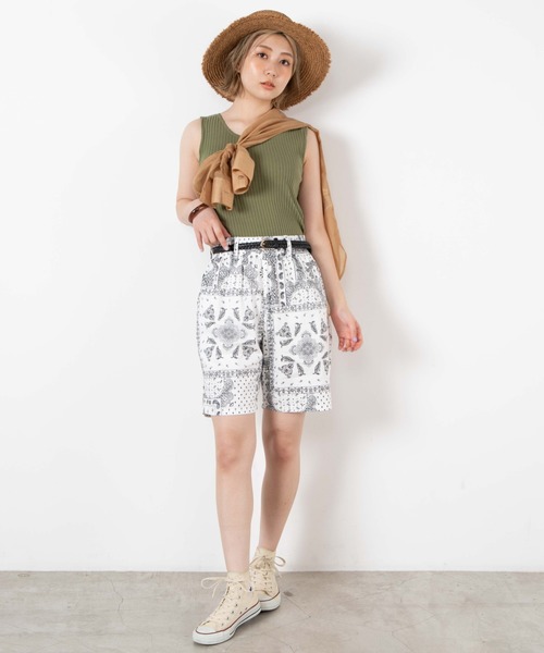 WEGO（ウィゴー）の「WEGO/【ユニセックスで使える】DADショートパンツ / シェフショーツ（チノパンツ・メンズ・マスタード/その他1/その他2/ベージュ/その他3/ホワイト/ブラック/ネイビー/ホワイト系その他/ブラック系その他/パープル/アイボリー・LARGE/MEDIUM/SMALL）」の16枚目の写真