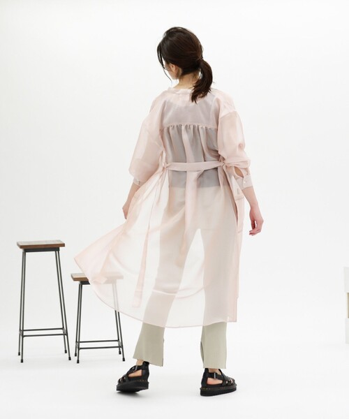 CAST:（キャスト コロン）の「【TVドラマ着用】シースルーシャツドレス  