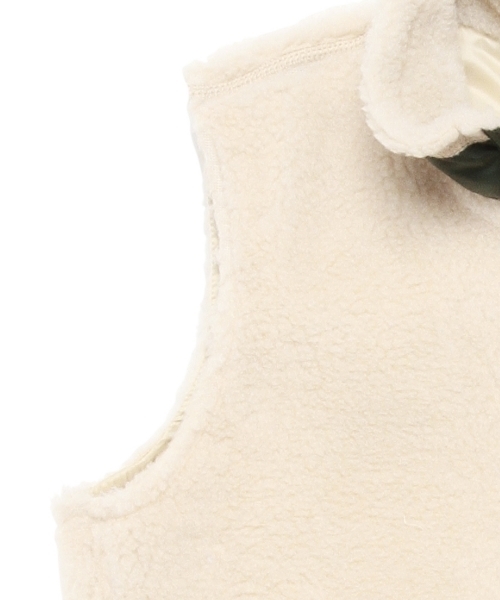 BEAMS BOY（ビームスボーイ）の「Patagonia / Kids Retro-X Vest 14FW（ベスト・レディース・ナチュラル/レッド/ネイビー・MEDIUM）」の18枚目の写真