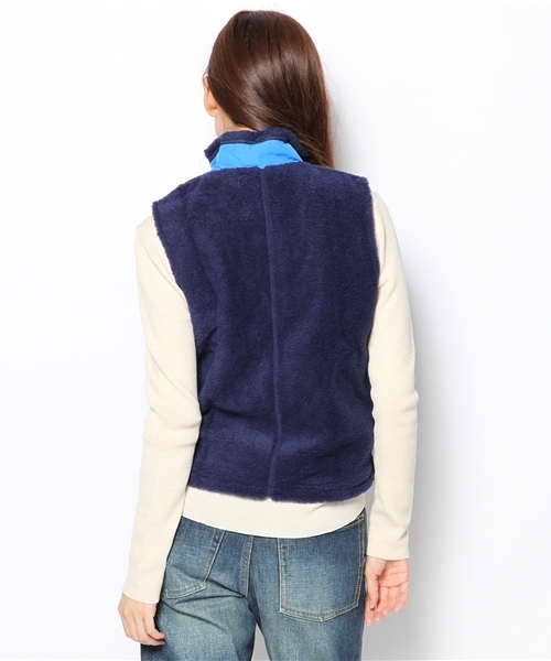 BEAMS BOY（ビームスボーイ）の「Patagonia / Kids Retro-X Vest 14FW（ベスト・レディース・ナチュラル/レッド/ネイビー・MEDIUM）」の6枚目の写真