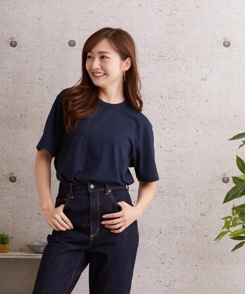 Upcycle(アップサイクル)の「【Upcycle/アップサイクル】T-SHIRT (UN)(Tシャツ/カットソー・レディース・ホワイト/ブラック/ブラウン/オリーブドラブ/ブルー/ネイビー/イエロー/オレンジ・SMALL/MEDIUM/LARGE/X-LARGE)」の18枚目の写真