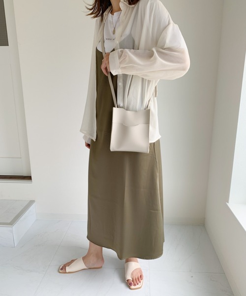 CLEA（クレア）の「PUポケットミニショルダー（ショルダーバッグ・レディース・ブラック/ブラウン/アイボリー・FREE）」の11枚目の写真