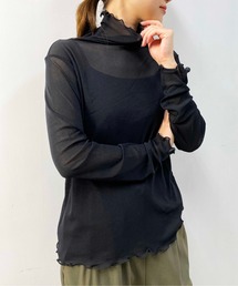 PICCIN | 透けチュールメローカットソー(Tシャツ/カットソー)