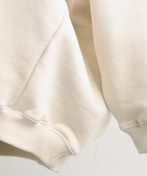 antiqua(アンティカ)の「超ビッグシルエット!コクーントップス(スウェット・レディース・グレイッシュベージュ/アッシュ/アイボリー/カーキ/ブルー系その他/オレンジ/パープル/グリーン系その他・FREE)」の11枚目の写真