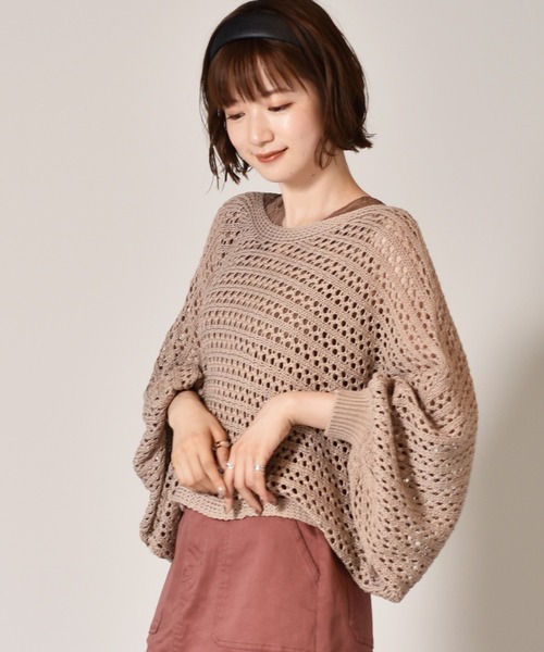スカシアミショートニット ニット セーター Retro Girl レトロガール のファッション通販 Zozotown