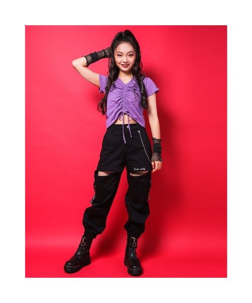 ZIDDY（ジディ）の「ZIDDY/プラットフォーム ジップ 合皮 ブーツ（ブーツ・キッズ・ブラック・21/22/23/24）」の6枚目の写真