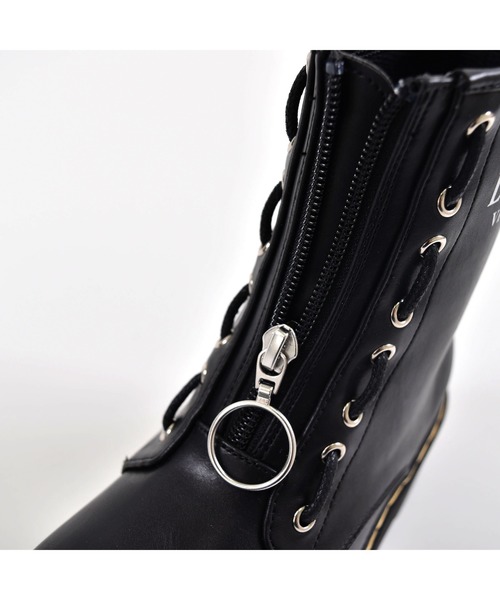 ZIDDY（ジディ）の「ZIDDY/プラットフォーム ジップ 合皮 ブーツ（ブーツ・キッズ・ブラック・21/22/23/24）」の8枚目の写真