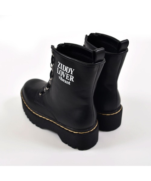 ZIDDY（ジディ）の「ZIDDY/プラットフォーム ジップ 合皮 ブーツ（ブーツ・キッズ・ブラック・21/22/23/24）」の5枚目の写真
