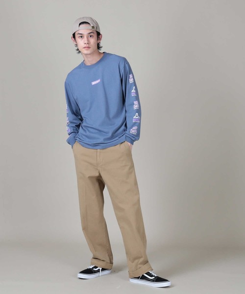 BEN DAVIS（ベンデイビス）の「【BEN DAVIS】スリーブプリントロンＴ（Tシャツ/カットソー・メンズ・ブルー/ホワイト/ブラック・M/L/XL）」の14枚目の写真